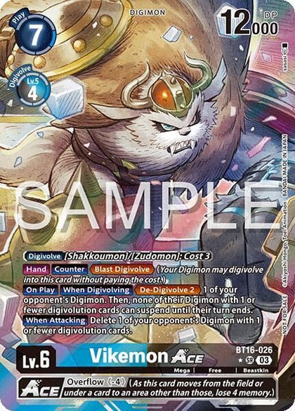 Vikemon ACE (Cyber Eden Release Event Winner), Cyber Eden BT16-026 SR