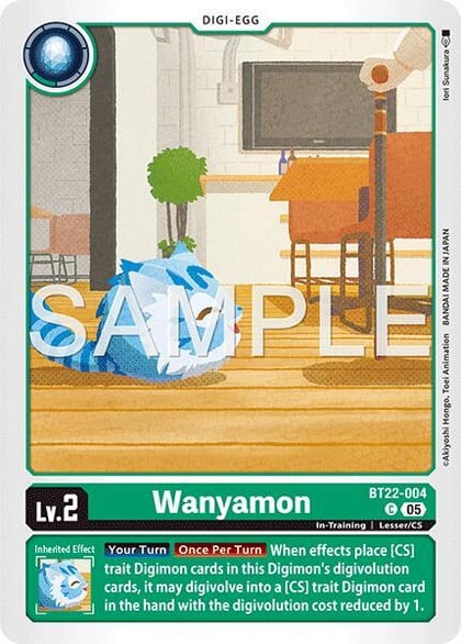 Wanyamon, Cyber Eden BT22-004 C
