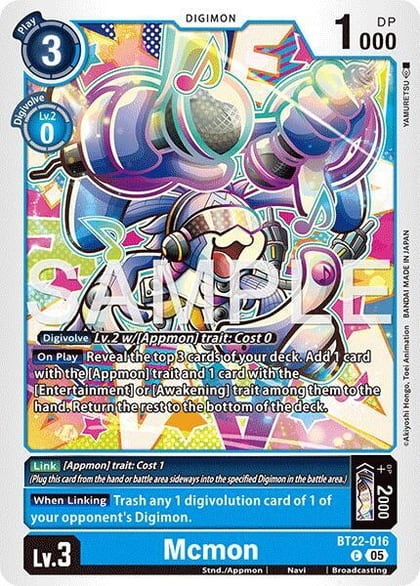 Mcmon, Cyber Eden BT22-016 C