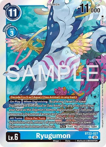 Ryugumon, Cyber Eden BT22-027 R