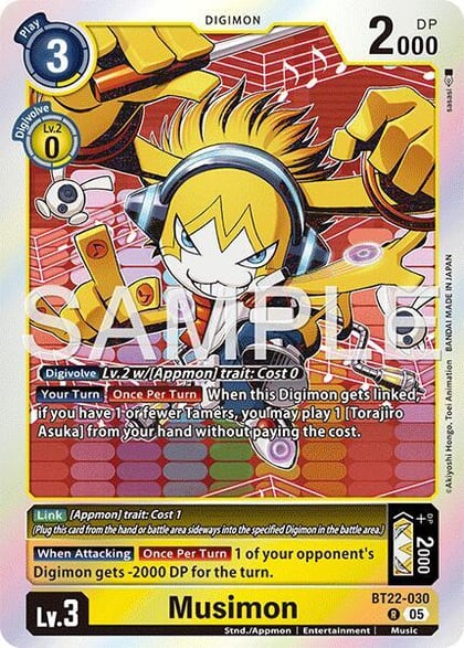 Musimon, Cyber Eden BT22-030 R