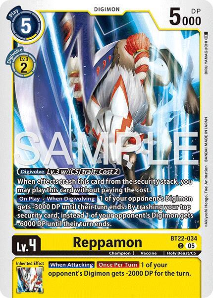 Reppamon, Cyber Eden BT22-034 C