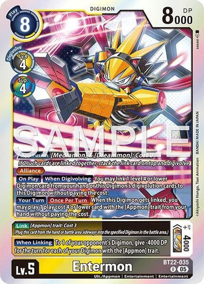 Entermon, Cyber Eden BT22-035 R