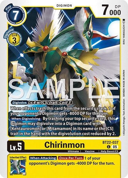 Chirinmon, Cyber Eden BT22-037 C