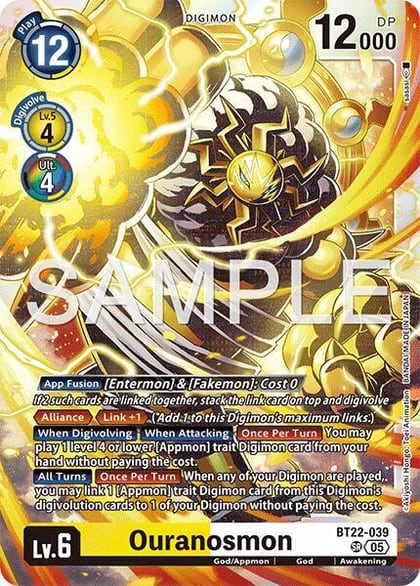 Ouranosmon, Cyber Eden BT22-039 SR