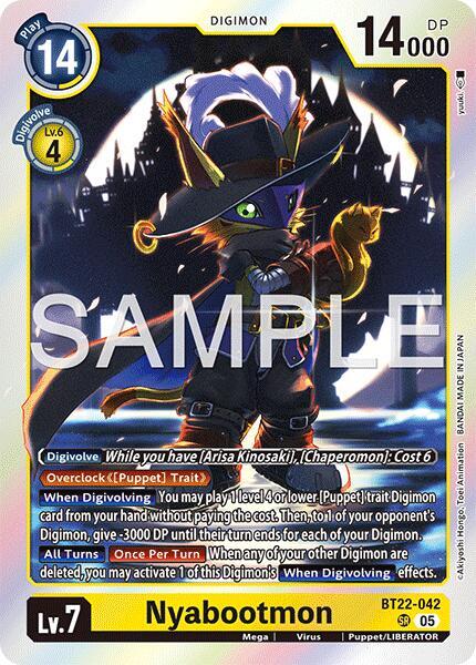 Nyabootmon, Cyber Eden BT22-042 SR