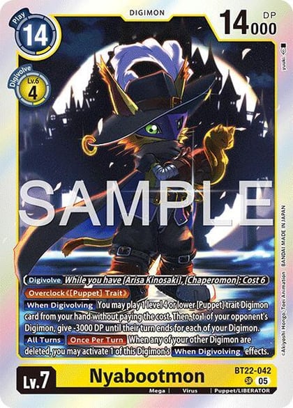 Nyabootmon, Cyber Eden BT22-042 SR