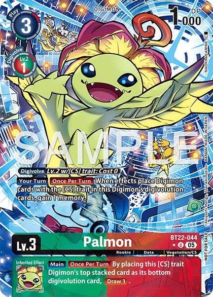 Palmon (Box Topper), Cyber Eden BT22-044 U