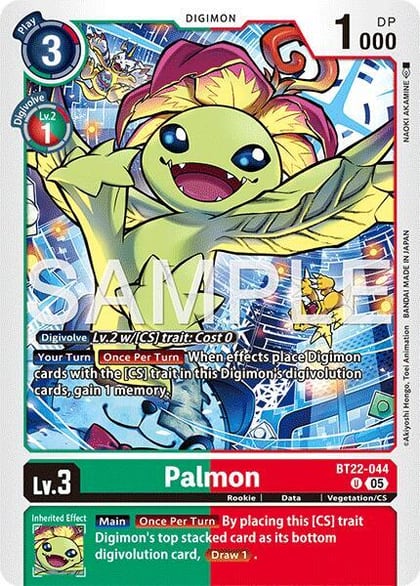 Palmon, Cyber Eden BT22-044 U