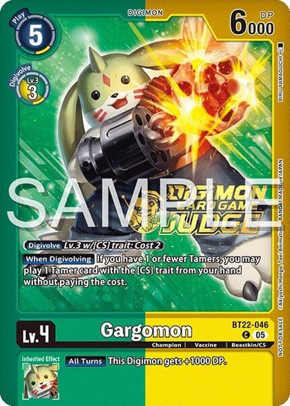Gargomon (Judge Pack 2025 Wave 2), Cyber Eden BT22-046 C