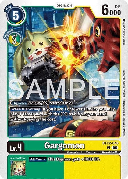 Gargomon, Cyber Eden BT22-046 C