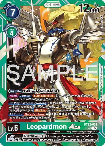 Leopardmon ACE, Cyber Eden BT22-052 SR