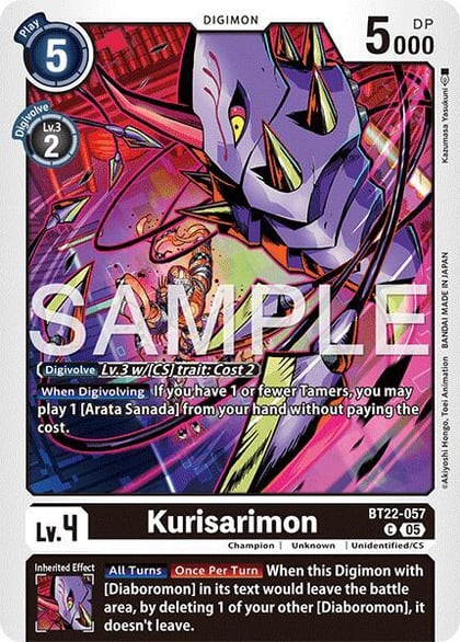 Kurisarimon, Cyber Eden BT22-057 C