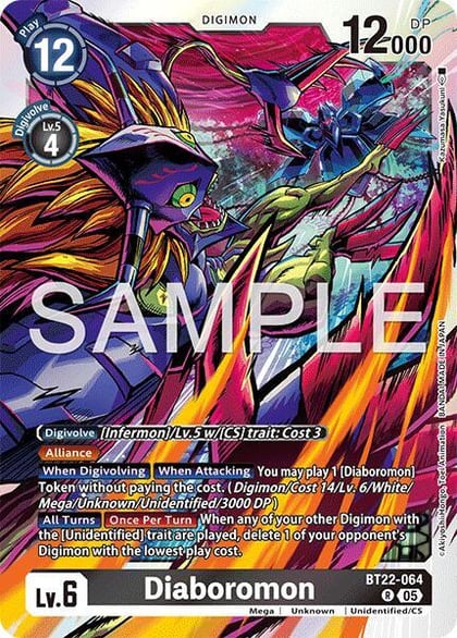 Diaboromon, Cyber Eden BT22-064 R