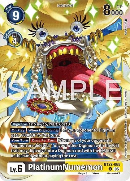 PlatinumNumemon, Cyber Eden BT22-065 R