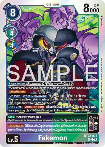 Fakemon, Cyber Eden BT22-075 R