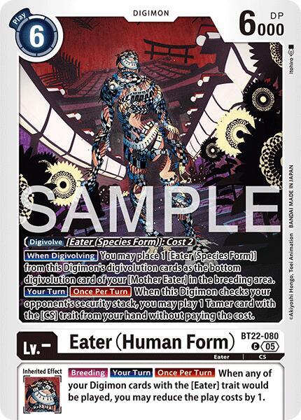 Eater (Human Form), Cyber Eden BT22-080 C