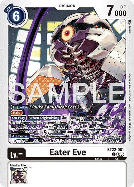 Eater Eve, Cyber Eden BT22-081 U