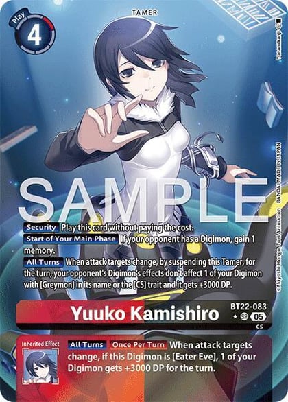 Yuuko Kamishiro (Alternate Art), Cyber Eden BT22-083 SR