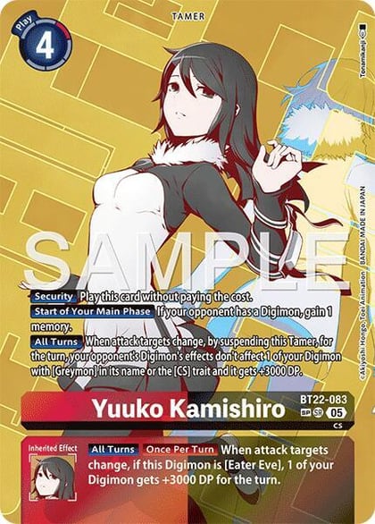 Yuuko Kamishiro (SP), Cyber Eden BT22-083 SR