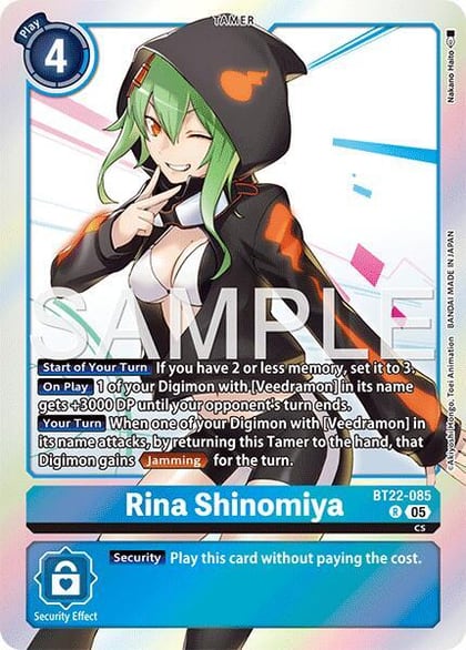 Rina Shinomiya, Cyber Eden BT22-085 R