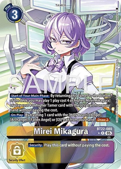 Mirei Mikagura (Alternate Art), Cyber Eden BT22-089 R