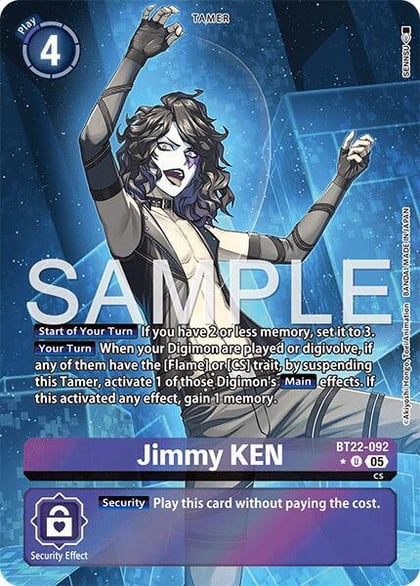 Jimmy KEN (Alternate Art), Cyber Eden BT22-092 U