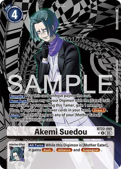 Akemi Suedou (Alternate Art), Cyber Eden BT22-095 U