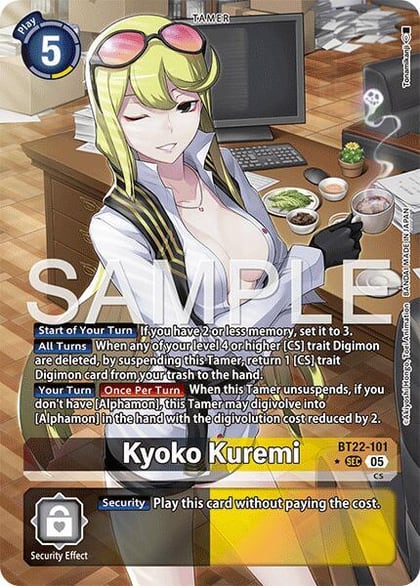 Kyoko Kuremi (Alternate Art), Cyber Eden BT22-101 SEC