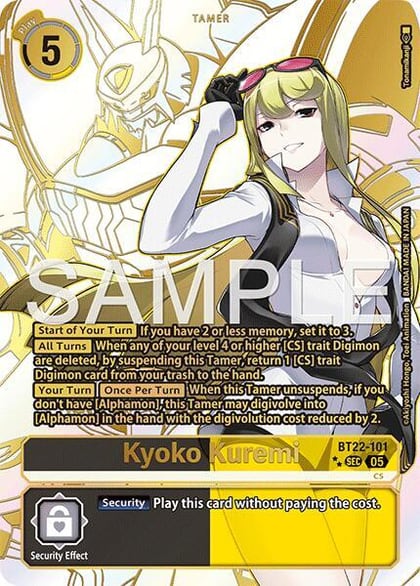 Kyoko Kuremi (Rare Pull), Cyber Eden BT22-101 SEC