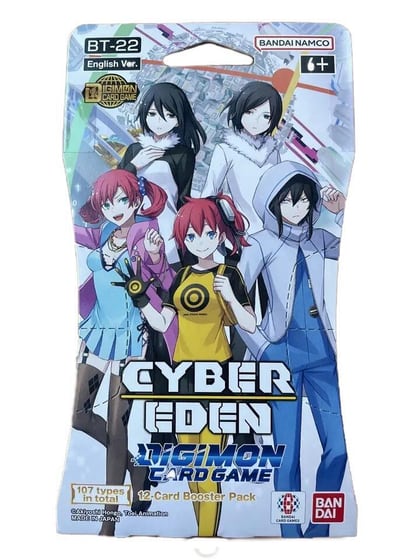 Cyber Eden Sleeved Booster Pack, Cyber Eden P668501