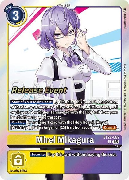 Mirei Mikagura, Cyber Eden Release Event Cards BT22-089 R