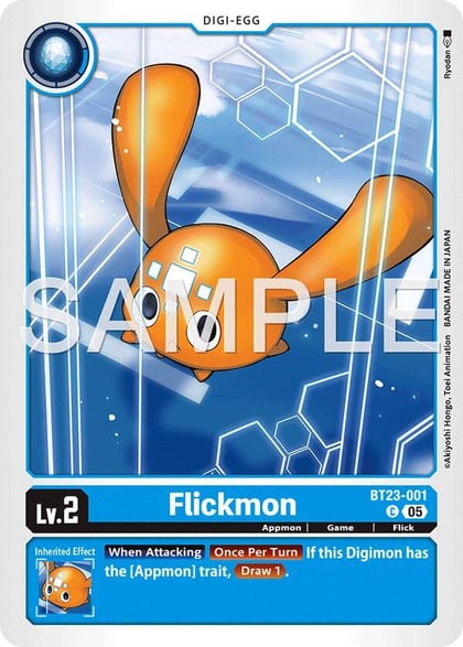Flickmon, Hackers' Slumber BT23-001 C