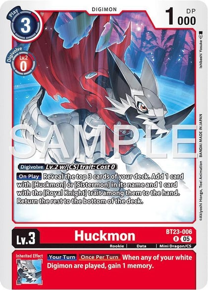 Huckmon, Hackers' Slumber BT23-006 R