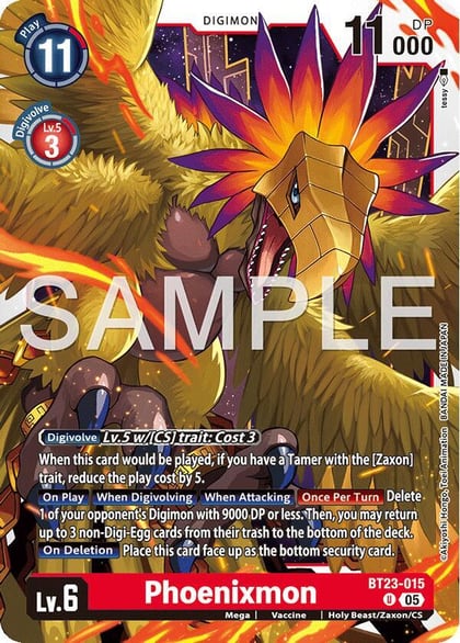 Phoenixmon, Hackers' Slumber BT23-015 U