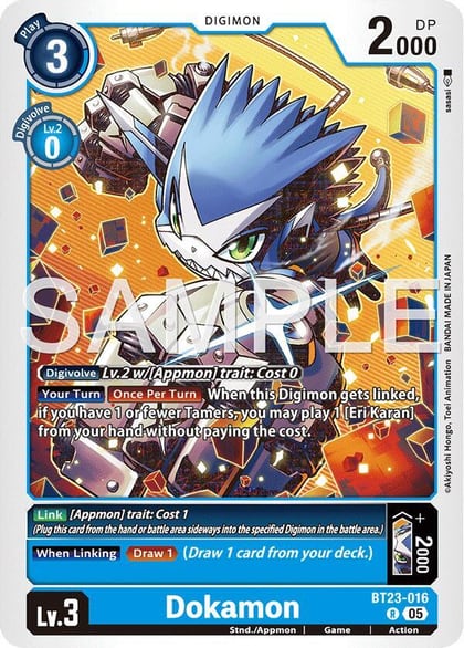 Dokamon, Hackers' Slumber BT23-016 R