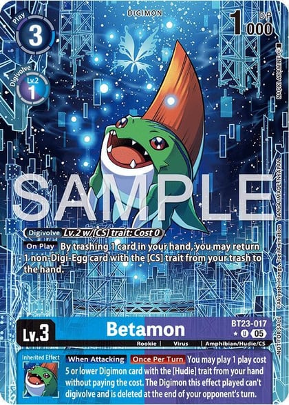 Betamon (Hacker's Slumber Box Promotion Pack), Hackers' Slumber BT23-017 U