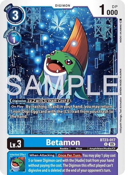 Betamon, Hackers' Slumber BT23-017 U