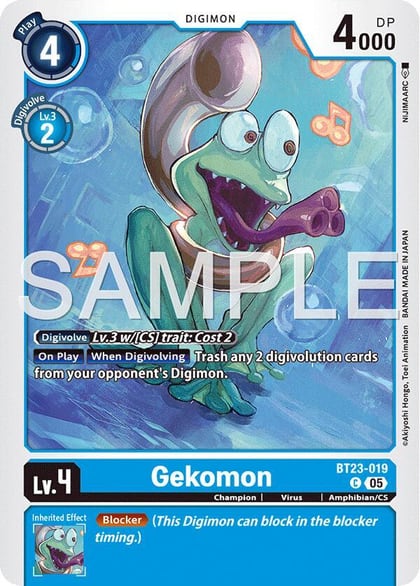 Gekomon, Hackers' Slumber BT23-019 C