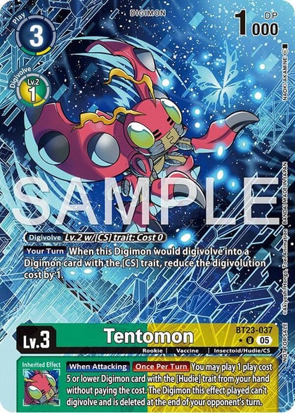 Tentomon (Hacker's Slumber Box Promotion Pack), Hackers' Slumber BT23-037 U
