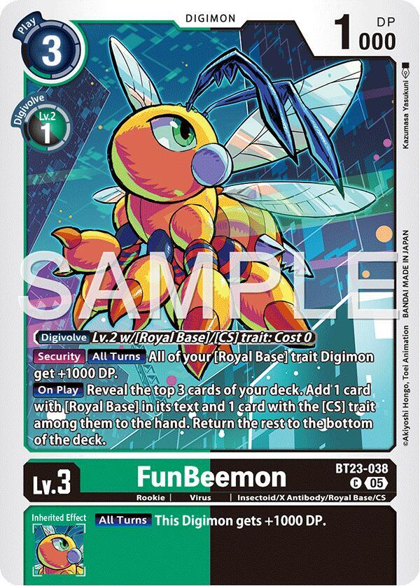FunBeemon - BT23-038, Hackers' Slumber BT23-038 C