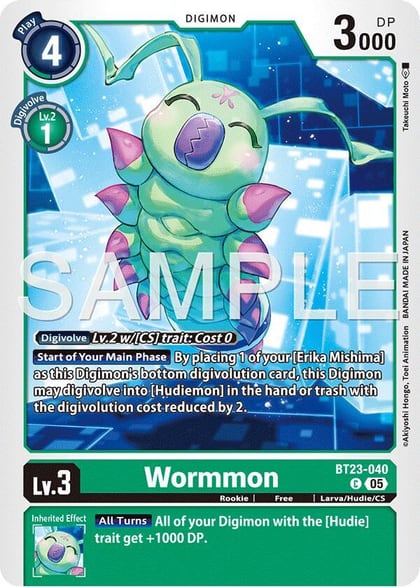 Wormmon, Hackers' Slumber BT23-040 C