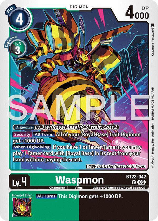 Waspmon, Hackers' Slumber BT23-042 C