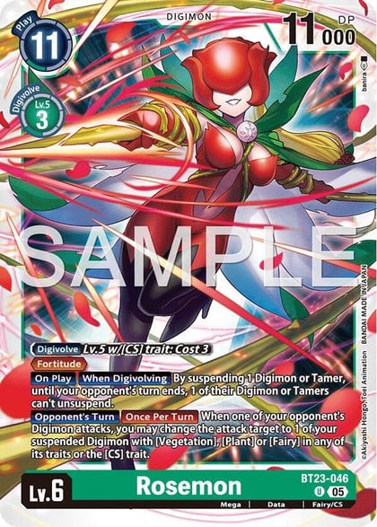 Rosemon, Hackers' Slumber BT23-046 U