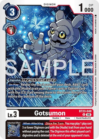 Gotsumon, Hackers' Slumber BT23-048 U