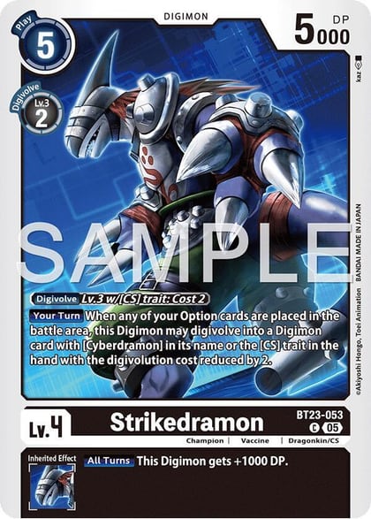 Strikedramon, Hackers' Slumber BT23-053 C