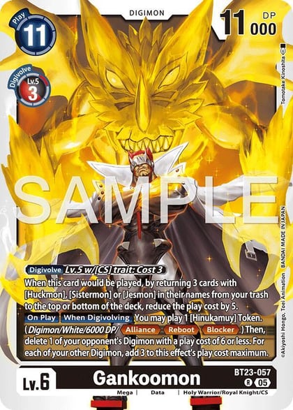 Gankoomon, Hackers' Slumber BT23-057 R