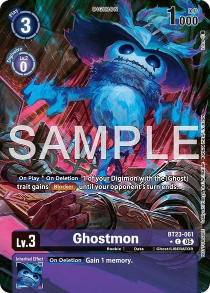 Ghostmon (Hacker's Slumber Box Promotion Pack), Hackers' Slumber BT23-061 C