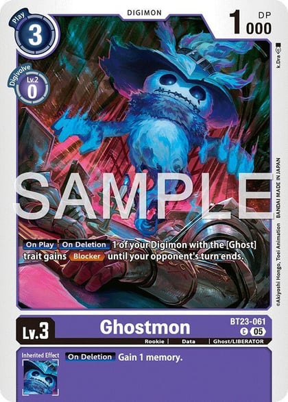 Ghostmon, Hackers' Slumber BT23-061 C
