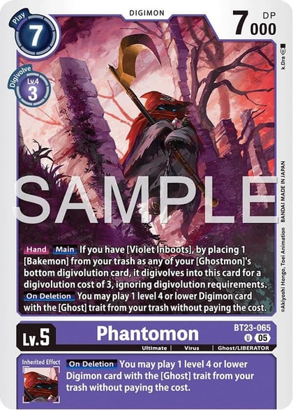 Phantomon, Hackers' Slumber BT23-065 U